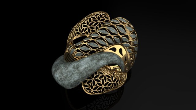 ring 3D 打印模型 .c4d .max .obj .3ds .fbx .stl .blend 