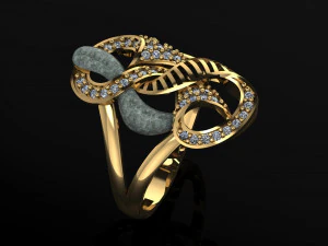 anillo Modelo de impresión 3D