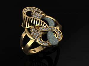 anillo Modelo de impresión 3D