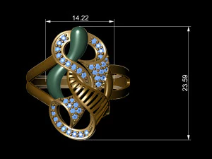 anillo Modelo de impresión 3D
