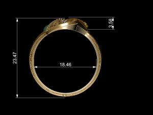 anillo Modelo de impresión 3D