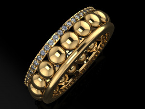 wedding ring Modelo de Impressão 3D