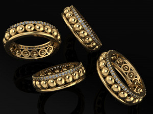 wedding ring 3D Print Model
