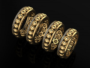wedding ring 3D Print Model