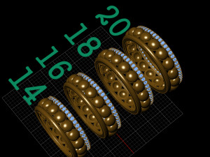 wedding ring 3D Print Model