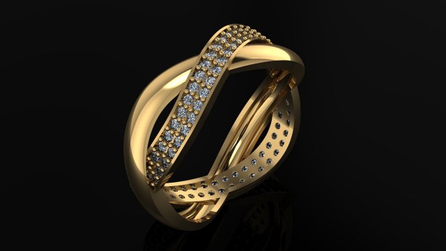 wedding ring 3Dプリントモデル .c4d .max .obj .3ds .fbx .stl .blend 