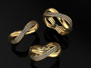 wedding ring 3Dプリントモデル