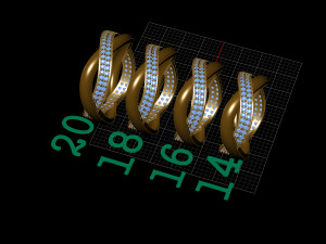 wedding ring 3Dプリントモデル