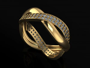 wedding ring 3D Print Model