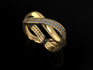 wedding ring 3Dプリントモデル