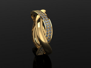 wedding ring 3Dプリントモデル