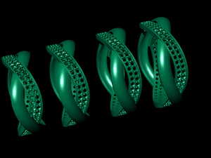 wedding ring 3D Print Model