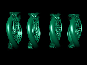 wedding ring 3Dプリントモデル