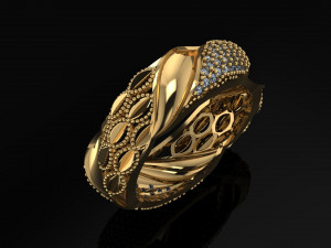 wedding ring 3D Print Model