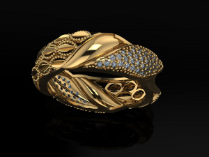 wedding ring 3D प्रिंट मॉडल
