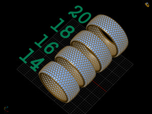 wedding ring Model do druku 3D
