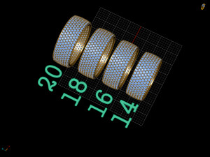 wedding ring Model do druku 3D