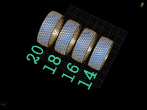 wedding ring 3D Print Model