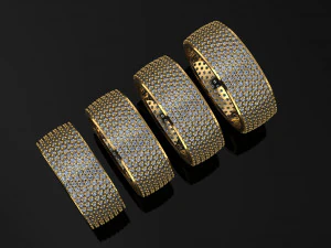 wedding ring 3D Print Model