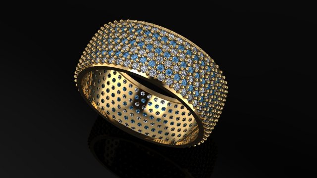wedding ring Model do druku 3D .c4d .max .obj .3ds .fbx .stl .blend 