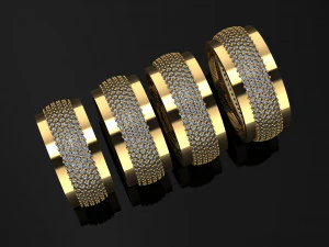 wedding ring 3D Print Model