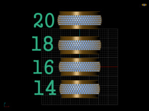 wedding ring Model do druku 3D