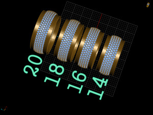 wedding ring Model do druku 3D