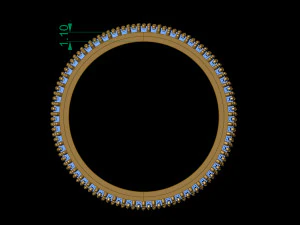 wedding ring 3D Print Model