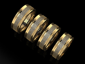 wedding ring 3D Принт Модель