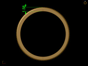 wedding ring 3D Print Model