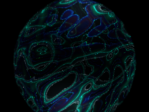 sphere with galaxy effect 3D Модель