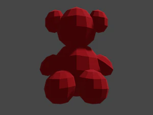 熊 3D 模型