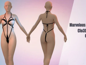 7 Clo3D -Zprj - OBJ -FBX 3D 모델