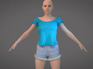 6 Clo3D -Zprj - OBJ -FBX 3D Model