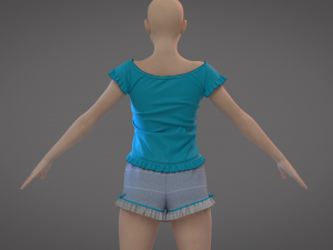 6 Clo3D -Zprj - OBJ -FBX 3D मॉडल