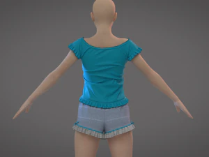 6 Clo3D -Zprj - OBJ -FBX 3D Model