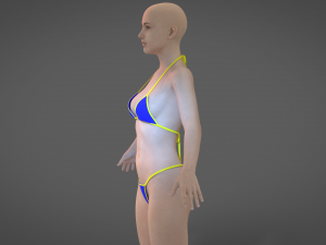 5 Clo3D -Zprj - OBJ -FBX 3D Модель
