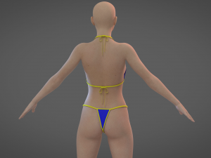 5 Clo3D -Zprj - OBJ -FBX 3D Модель