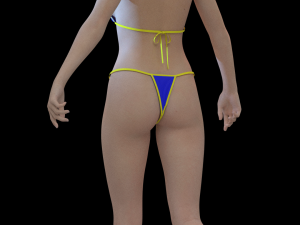 5 Clo3D -Zprj - OBJ -FBX 3D Модель