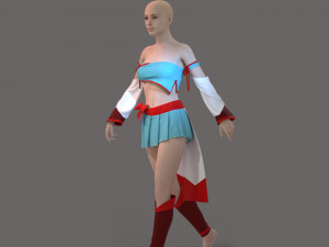 4 Clo3D -Zprj - OBJ -FBX Modèle 3D