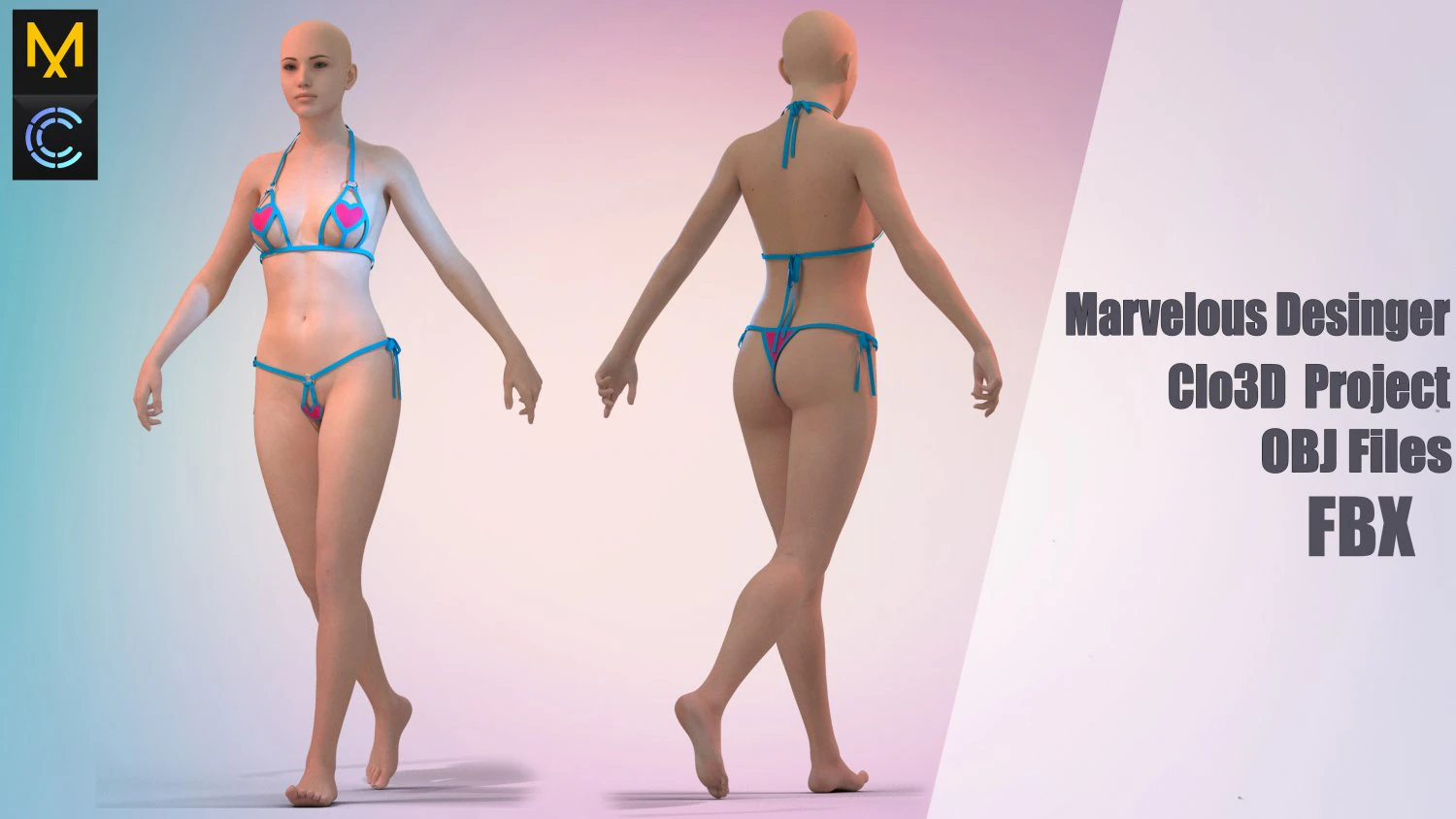 3 Clo3D -Zprj - OBJ -FBX 3D Model .c4d .max .obj .3ds .fbx .stl .blend 