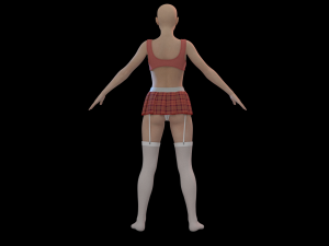 2 Clo3D -Zprj - OBJ -FBX 3D Model