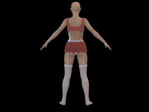 2 Clo3D -Zprj - OBJ -FBX 3D Model