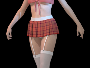 2 Clo3D -Zprj - OBJ -FBX 3D Model