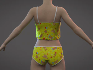 1 Clo3D -Zprj - OBJ -FBX 3D Model