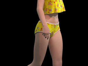 1 Clo3D -Zprj - OBJ -FBX 3D Model