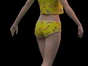 1 Clo3D -Zprj - OBJ -FBX 3D 模型