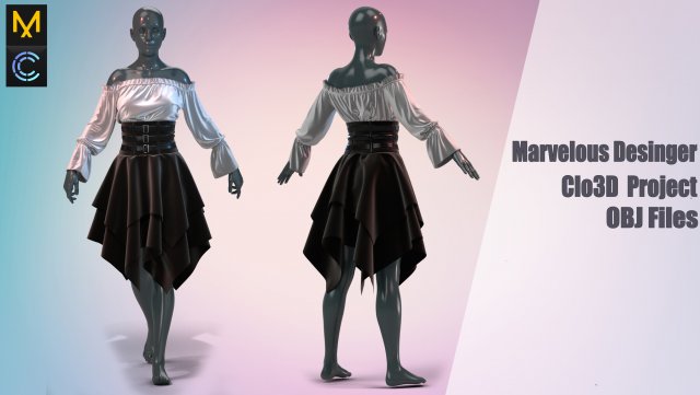 11 Clo3D -Zprj - OBJ -FBX 3D Model .c4d .max .obj .3ds .fbx .stl .blend 