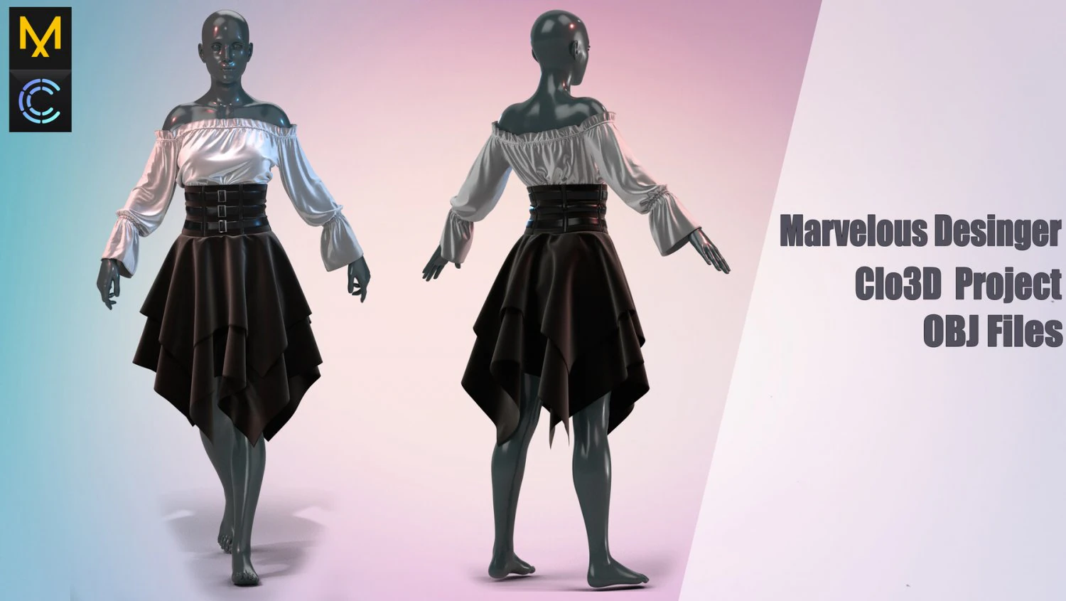 11 Clo3D -Zprj - OBJ -FBX 3D Model .c4d .max .obj .3ds .fbx .stl .blend