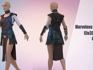 13 Clo3D -Zprj - OBJ -FBX 3D मॉडल